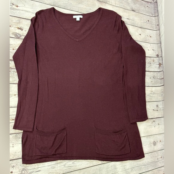 NEW YORK & COMPANY Sweater Tunic Size M - Picture 4 of 10